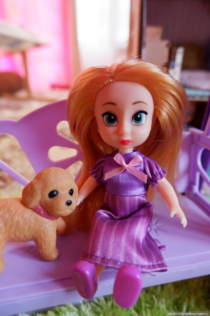 Дом кукол Лавандовый сон. Семейка "мини Дисней" (не Маттел). Представление