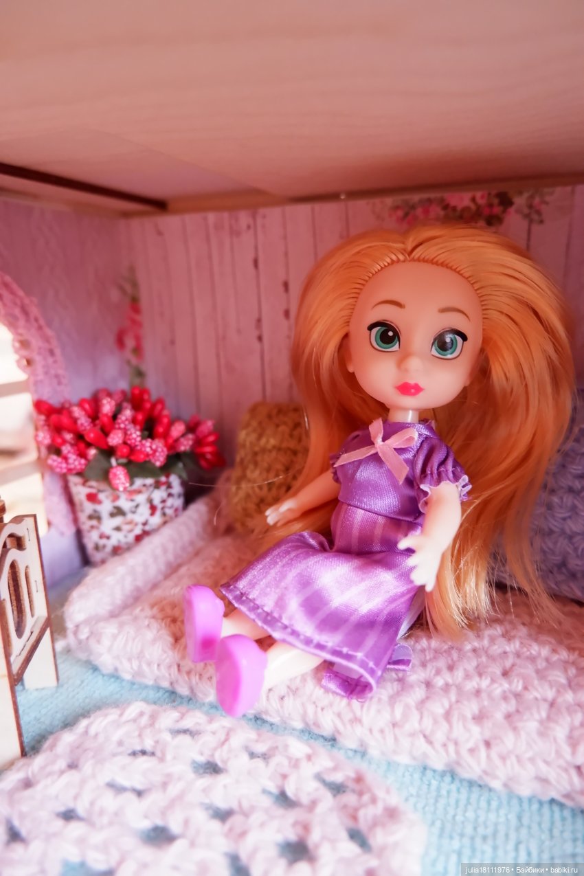 Дом кукол Лавандовый сон. Семейка "мини Дисней" (не Маттел). Представление