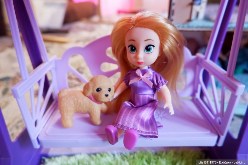 Дом кукол Лавандовый сон. Семейка "мини Дисней" (не Маттел). Представление