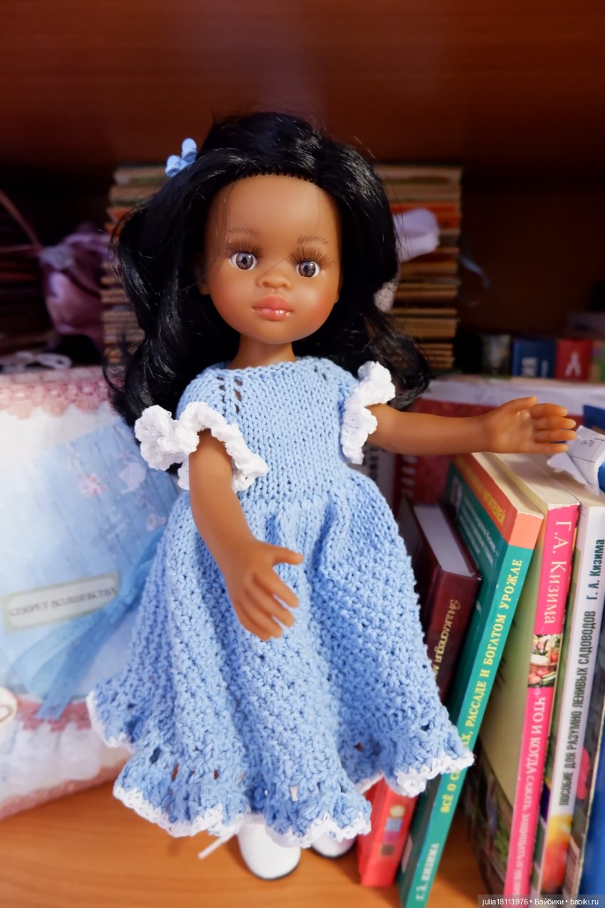 Дом кукол Лавандовый сон. Коллекция вязаных платьев "Синева". Часть 1 (фото 7)