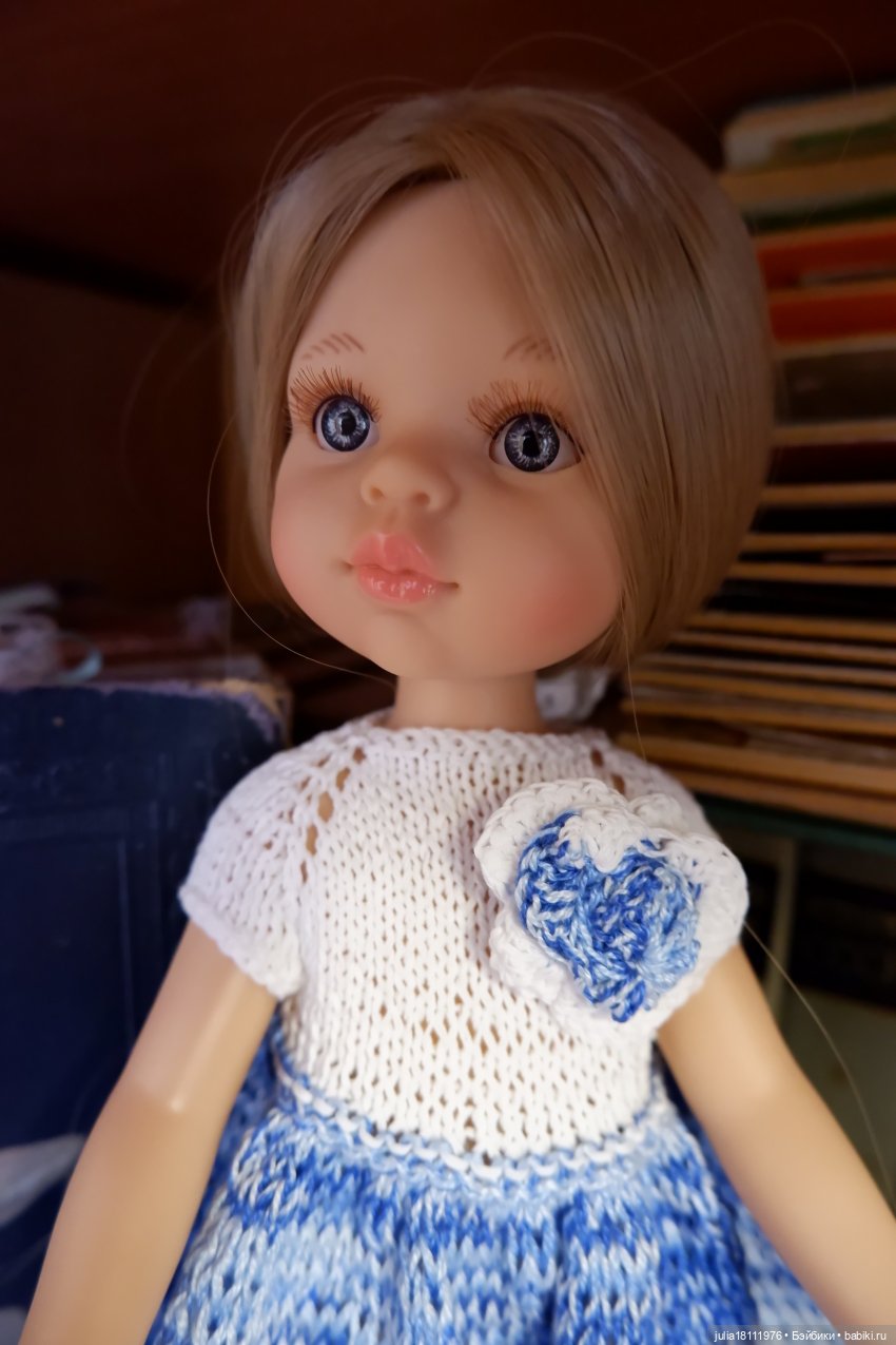 Дом кукол Лавандовый сон. Коллекция вязаных платьев "Синева". Часть 1