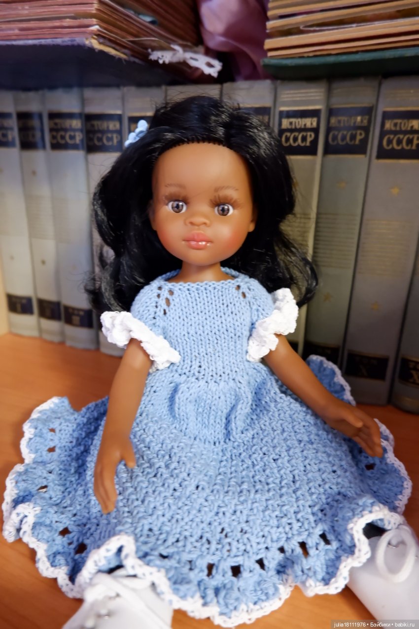 Дом кукол Лавандовый сон. Коллекция вязаных платьев "Синева". Часть 1 (фото 5)