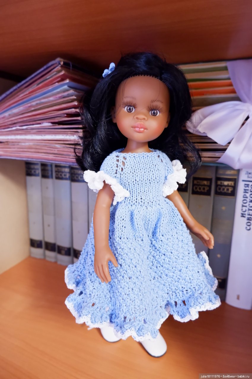 Дом кукол Лавандовый сон. Коллекция вязаных платьев "Синева". Часть 1 (фото 4)