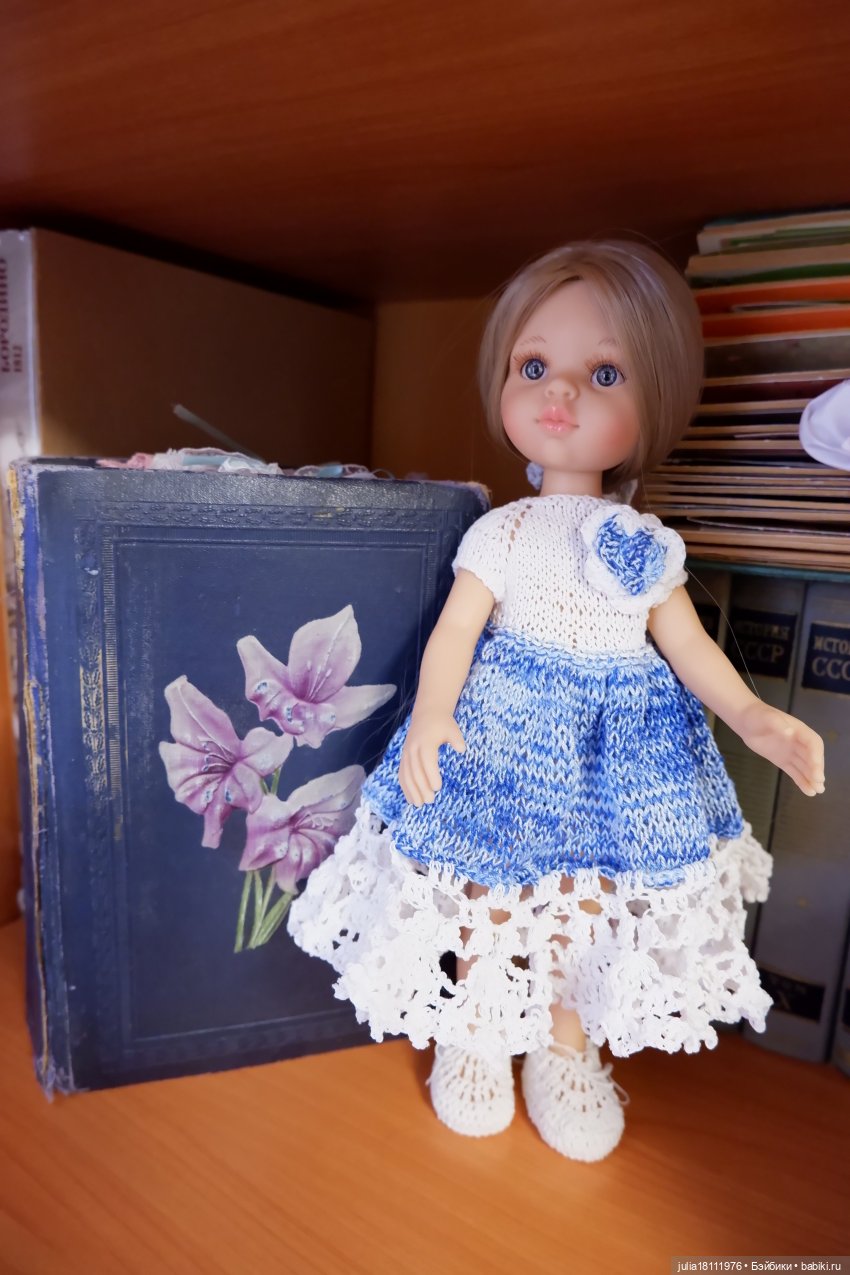 Дом кукол Лавандовый сон. Коллекция вязаных платьев "Синева". Часть 1 (фото 10)
