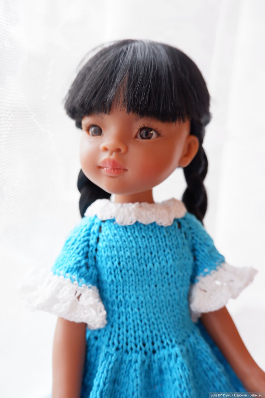 Дом кукол Лавандовый сон. Коллекция вязаных платьев "Синева". Часть 2 (фото 8)