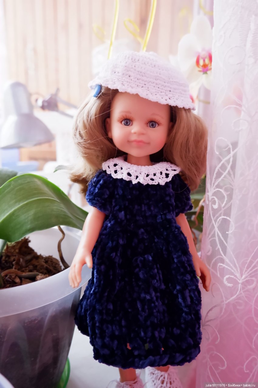 Дом кукол Лавандовый сон. Коллекция вязаных платьев "Синева". Часть 2 (фото 4)