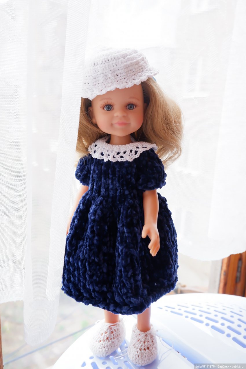 Дом кукол Лавандовый сон. Коллекция вязаных платьев "Синева". Часть 2 (фото 2)