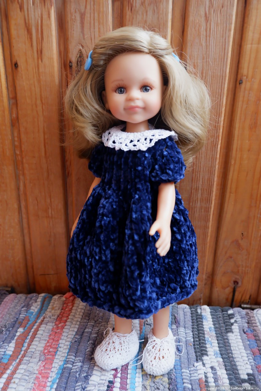 Дом кукол Лавандовый сон. Коллекция вязаных платьев "Синева". Часть 2