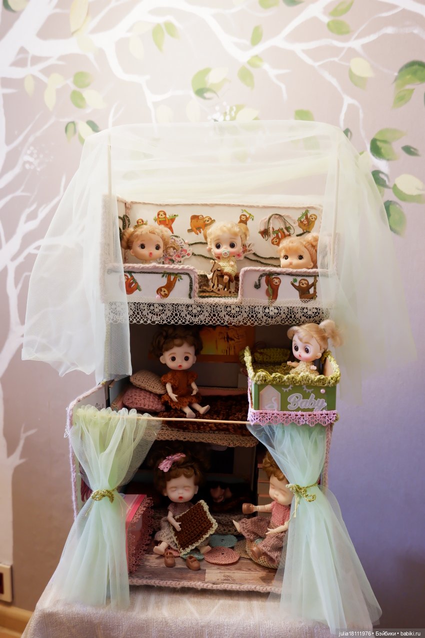 Дом кукол Лавандовый сон. Семейка Баболи - представление. Часть 2. "Мы не хочим в детский сад!""