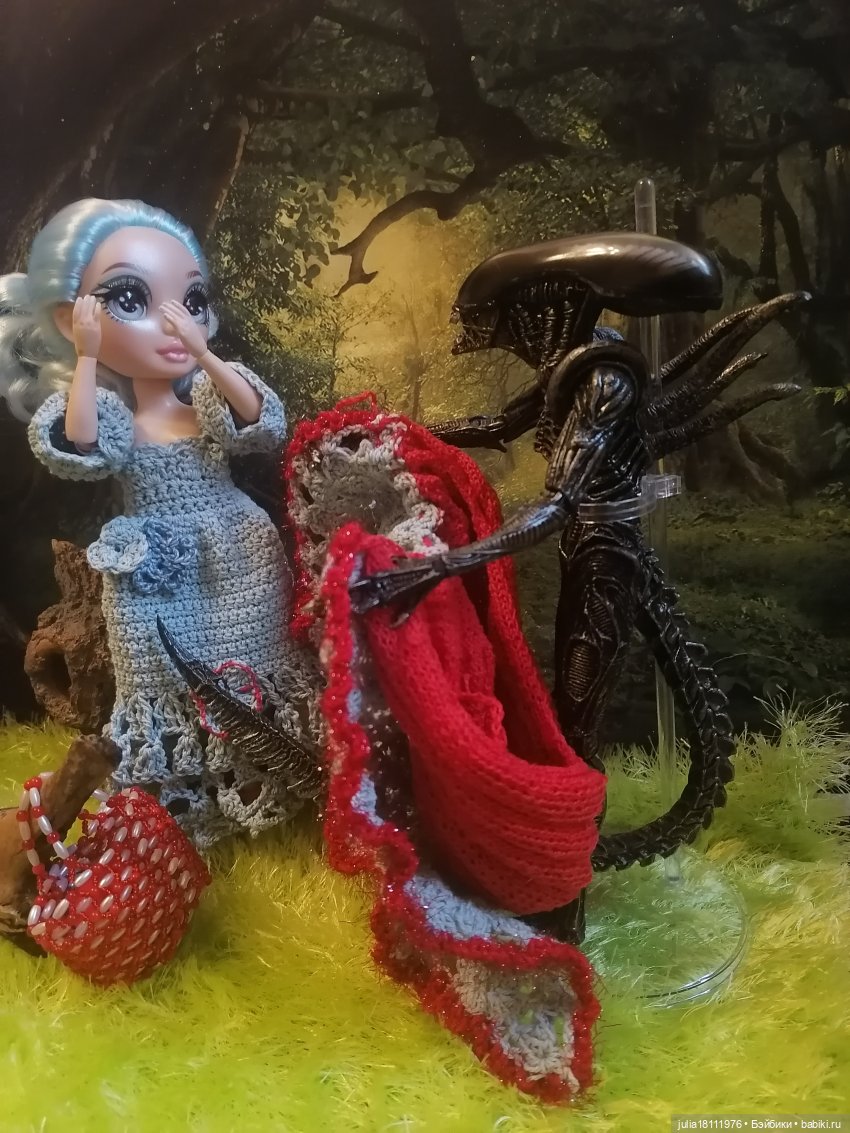 Дом кукол Лавандовый сон. Семейка "Рейнбоу Хай" Представление. Часть 3 (фото 5)