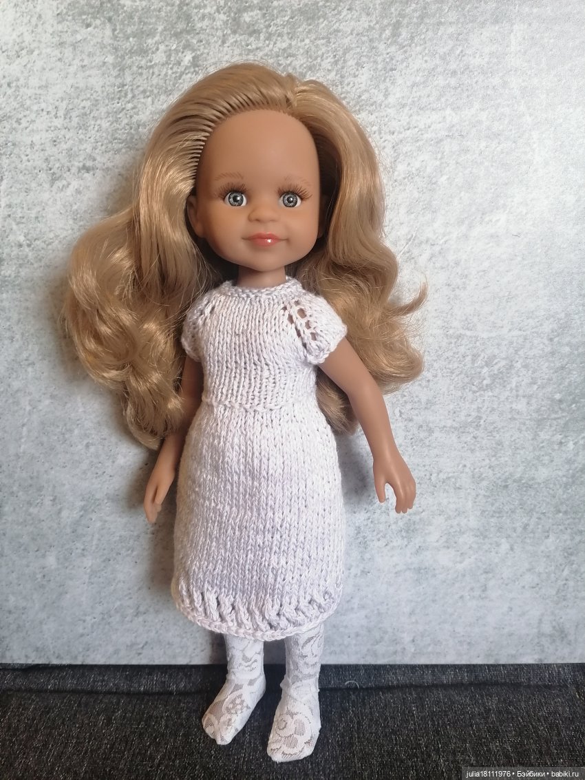 Дом кукол Лавандовый сон. Клубочки и куколки. Платье для Мишель (мастер-класс)