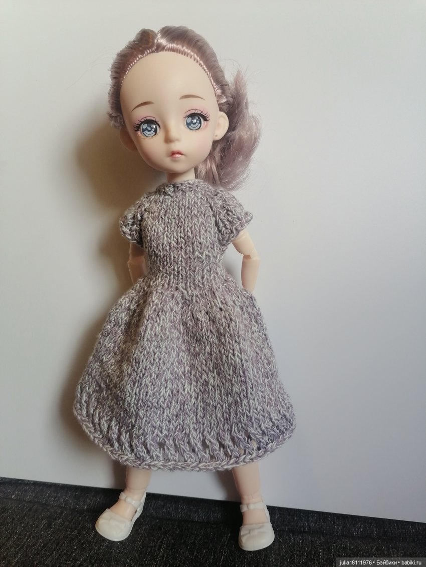 Дом кукол Лавандовый сон. Клубочки и куколки. Платье для Мишель (мастер-класс)