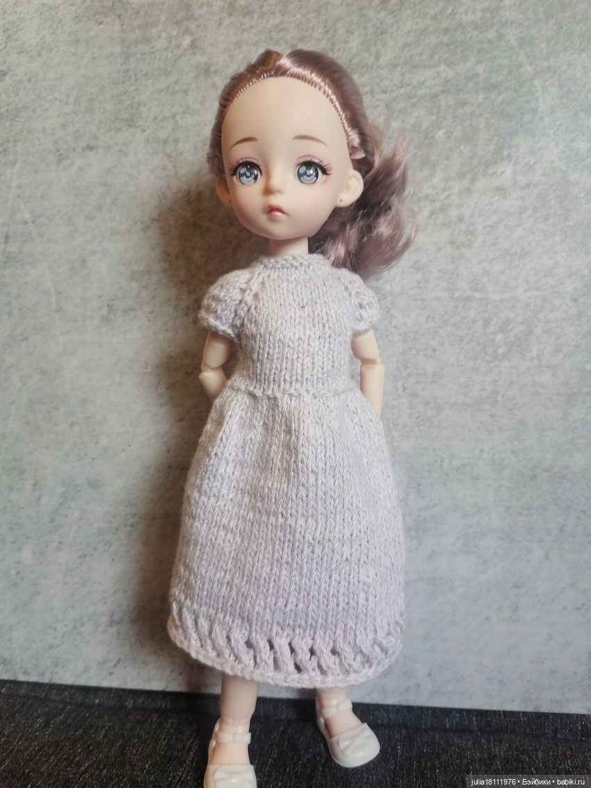 Дом кукол Лавандовый сон. Клубочки и куколки. Платье для Мишель (мастер-класс)