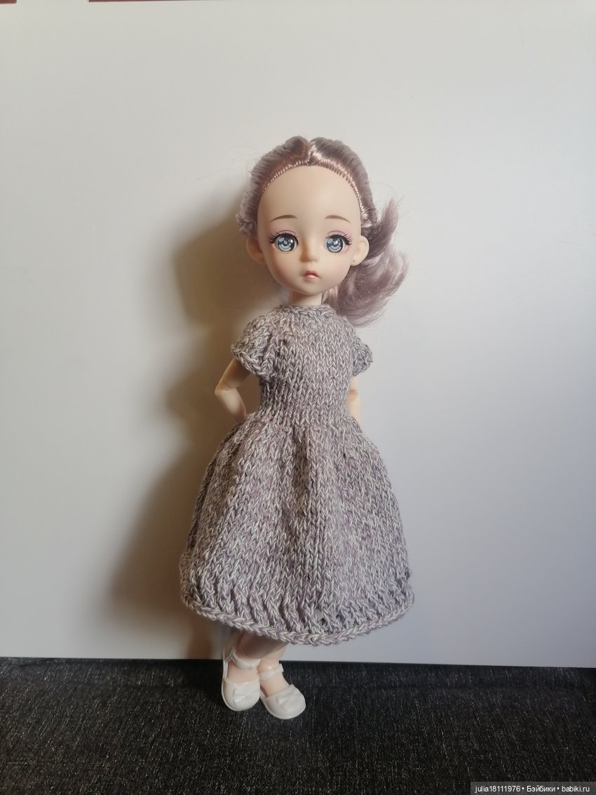 Дом кукол Лавандовый сон. Клубочки и куколки. Платье для Мишель (мастер-класс)