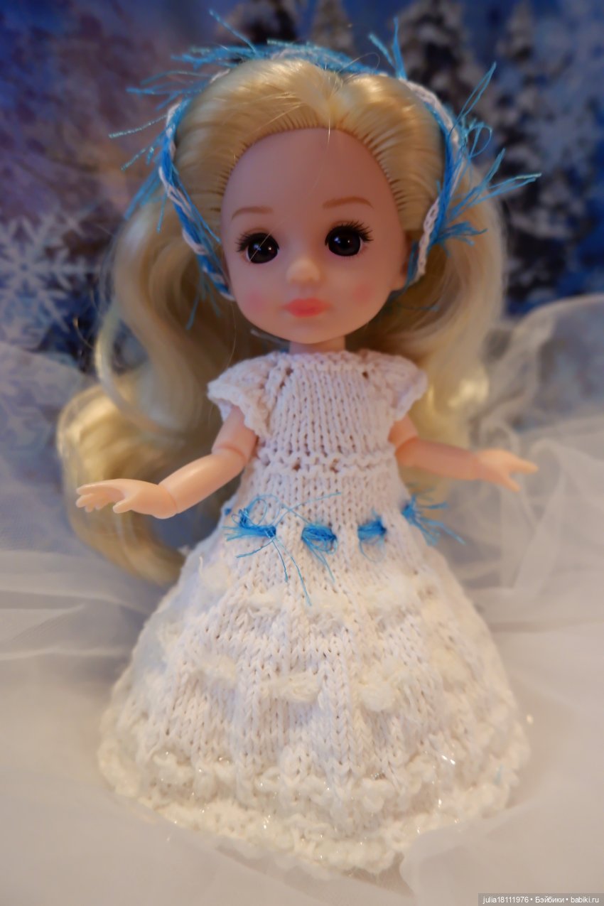 Дом кукол Лавандовый сон. Клубочки и куколки баболи. "Бекки 1-Снежинка" (мастер-класс)