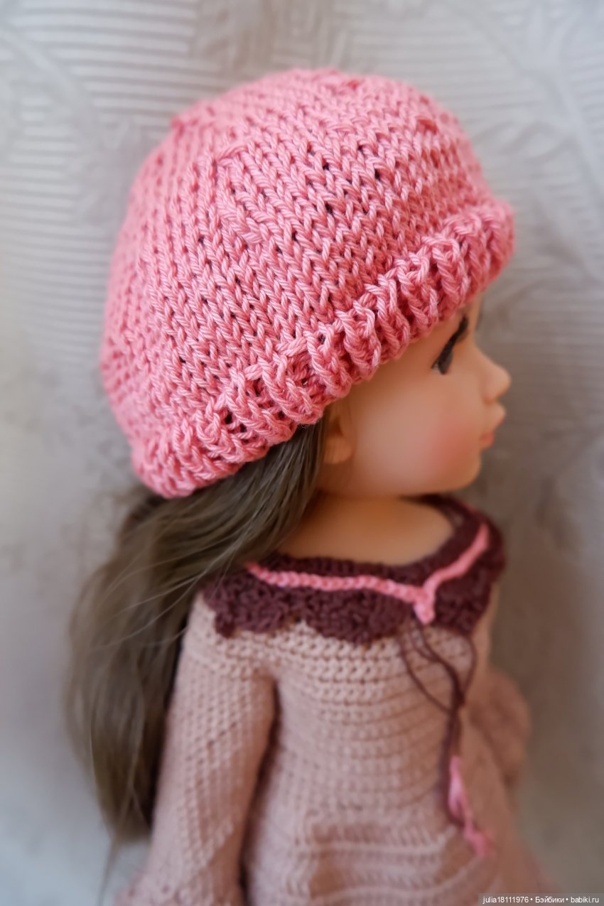 Клубочки и куколки Vidal Rojas. Шапочка зеленая и розовая. Мастер-класс (фото 5)