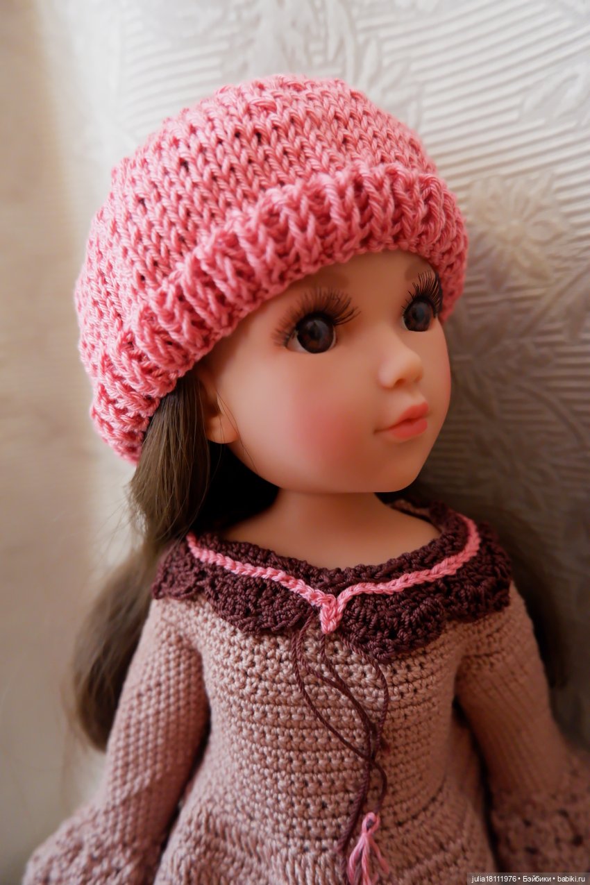 Клубочки и куколки Vidal Rojas. Шапочка зеленая и розовая. Мастер-класс (фото 3)