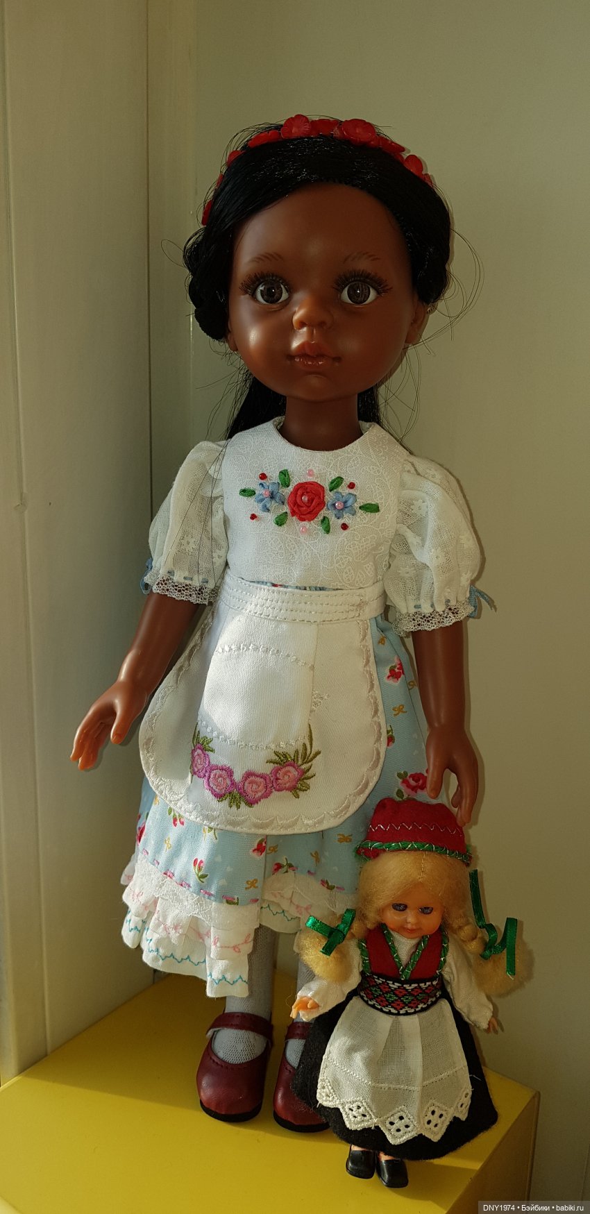 Моя шоколадная семейка — Испанские куклы (разное): Vestida de Azul (фото 5)