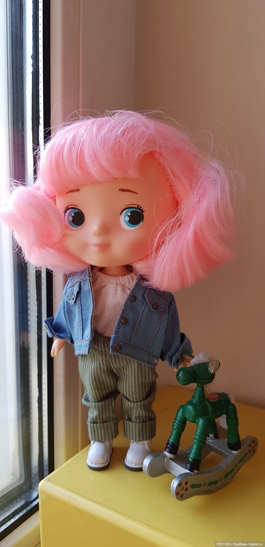 Снова примерка, теперь на папайного монстра