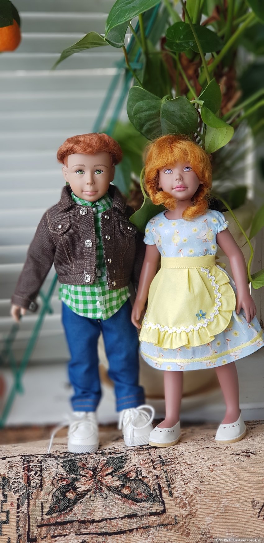 Просто примеряем парички на куклу Д.Бастьена (фото 4)