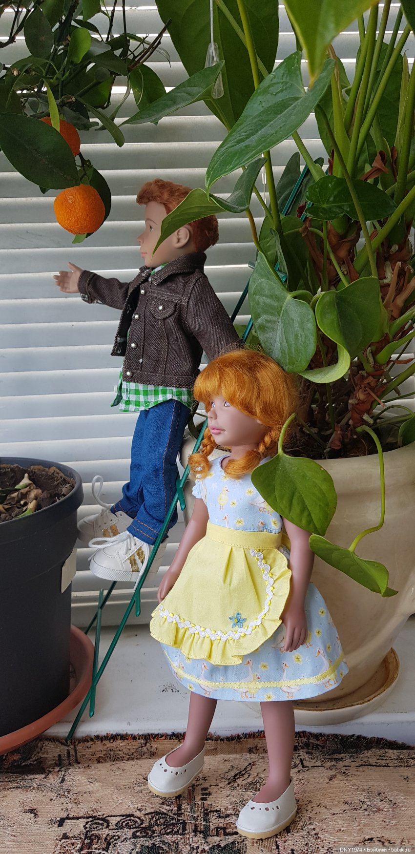 Просто примеряем парички на куклу Д.Бастьена (фото 5)