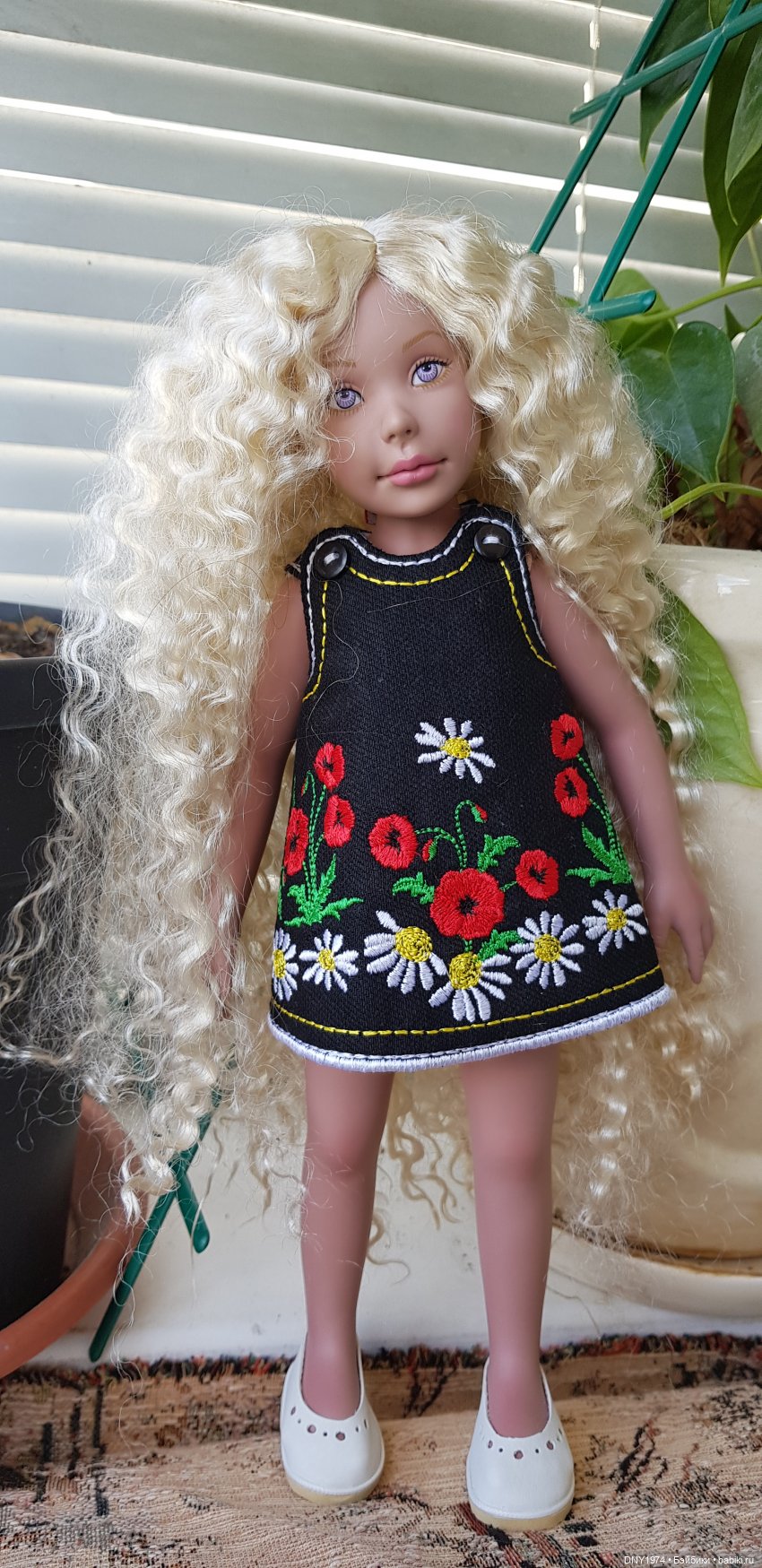 Просто примеряем парички на куклу Д.Бастьена (фото 8)