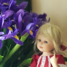 Куклы, цветы и котики