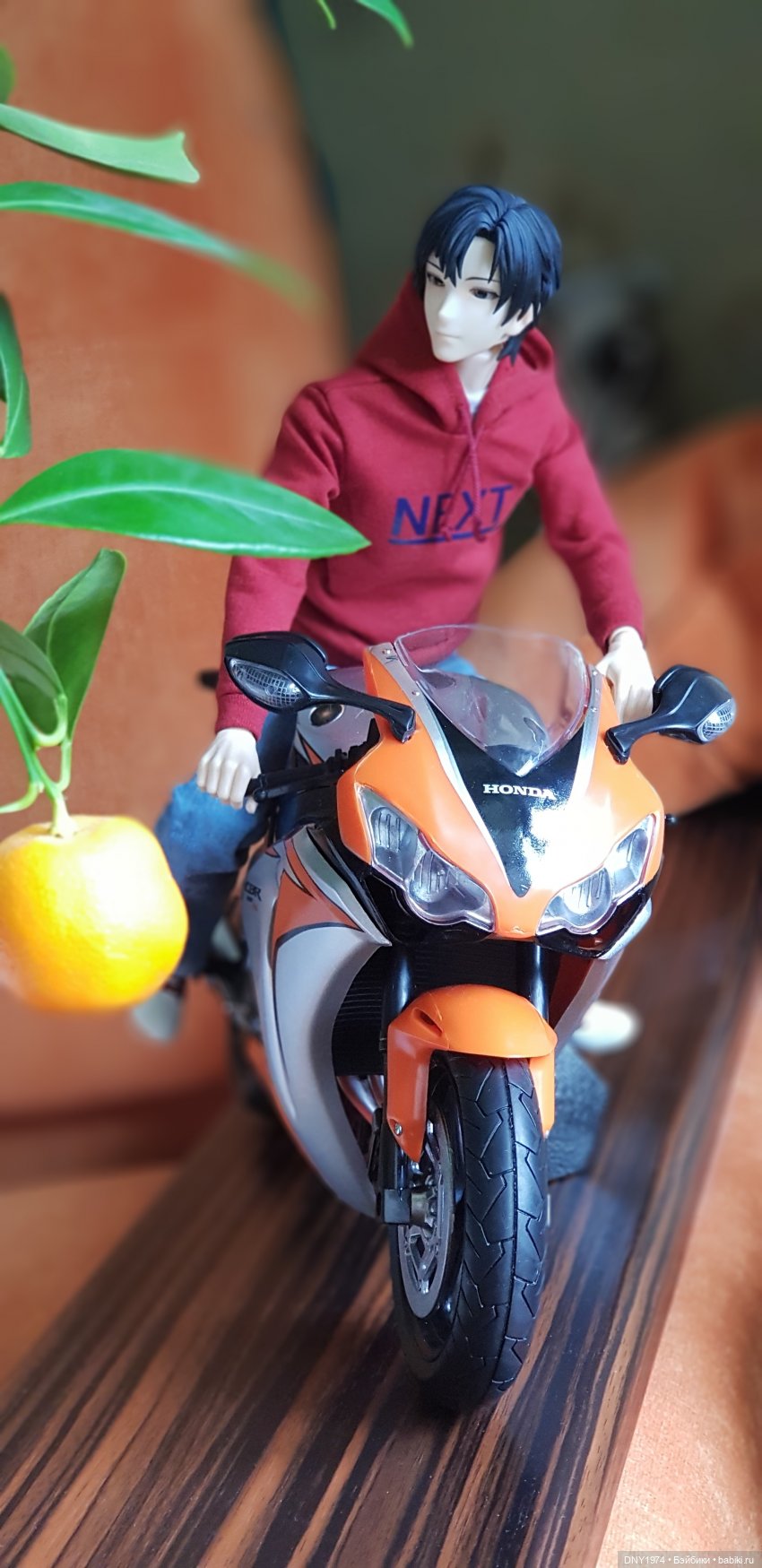 Апельсиновый мотоцикл | Бэйбики Апельсиновый мотоцикл — Коллекционные экшн (фото 5)
