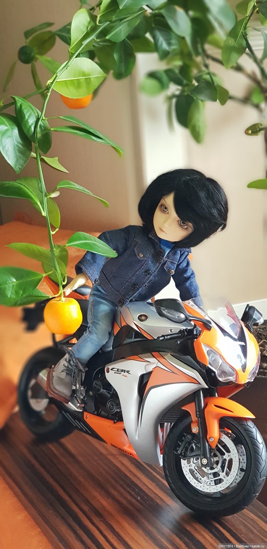 Апельсиновый мотоцикл | Бэйбики Апельсиновый мотоцикл — Коллекционные экшн (фото 8)