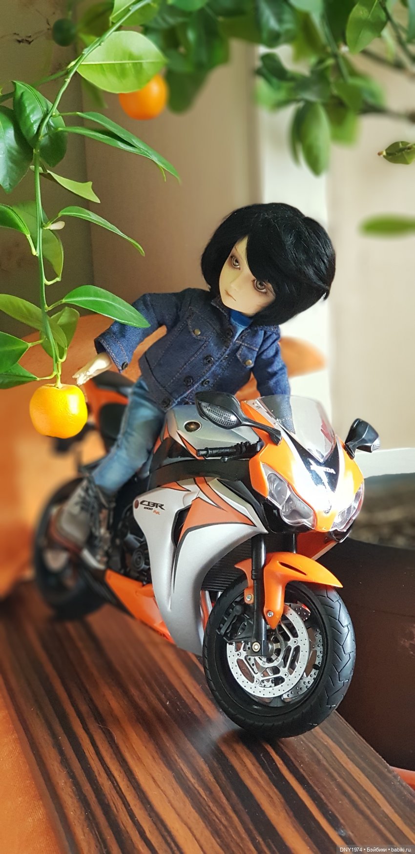 Апельсиновый мотоцикл — Коллекционные экшн (фото 7)