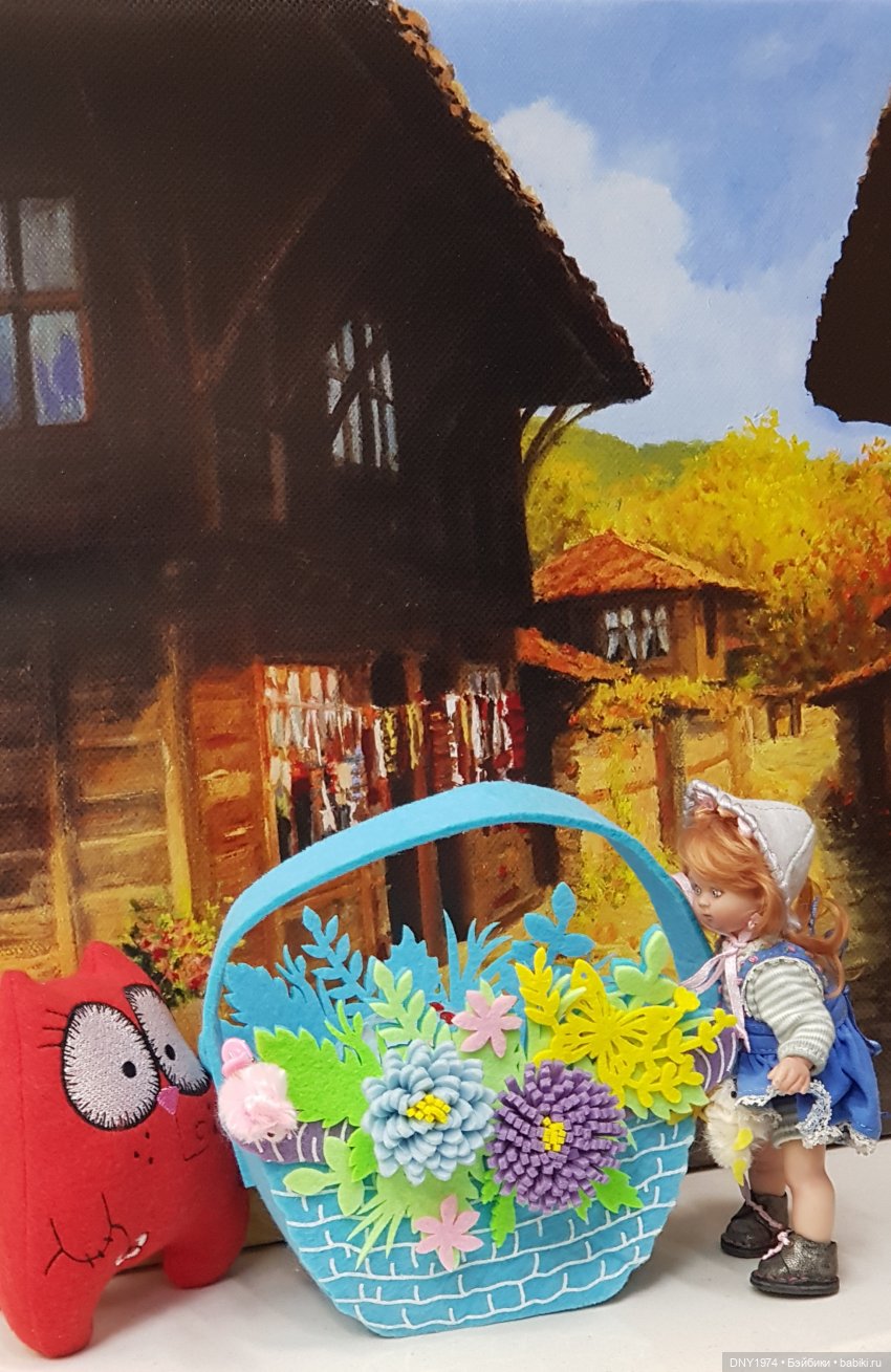 Праздничная зарисовка с котиком