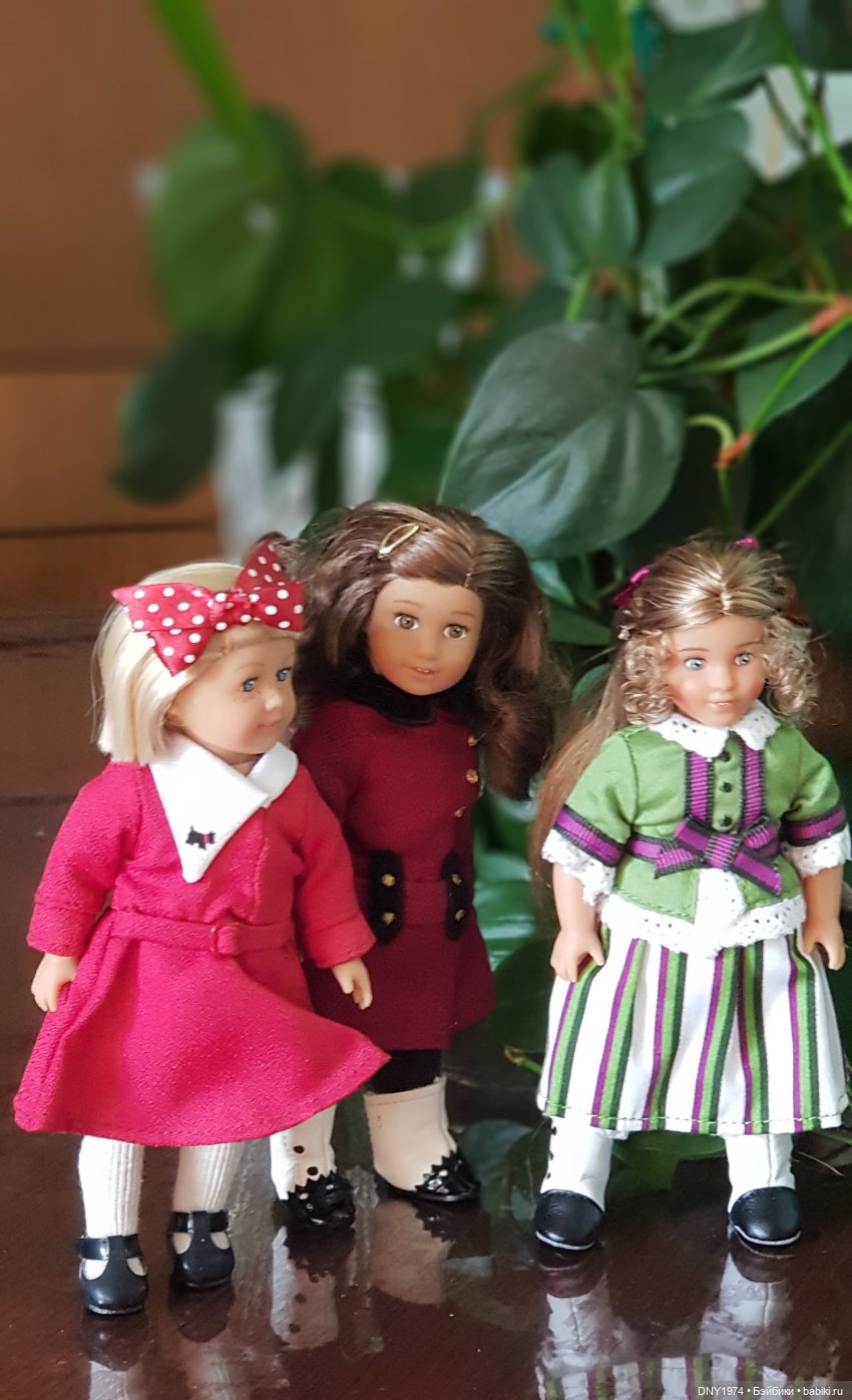 Три девицы мини АГ — American Girl Mini: Куклы 16 см