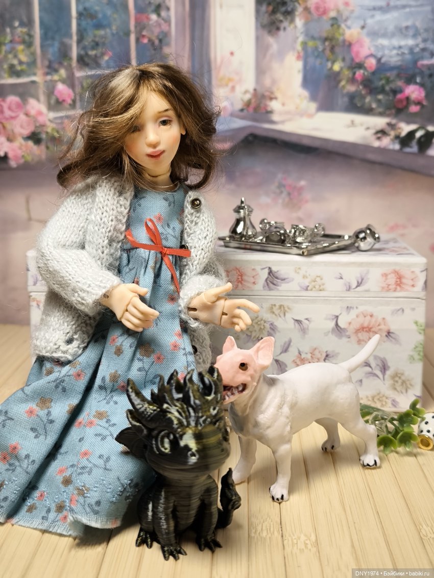 Дракон, пёс и девочка — Авторские куклы BJD (БЖД) у нас дома: фото (фото 7)
