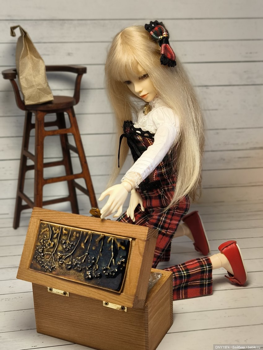 Нарае разбирает покупки — Куклы Bimong (Бимонг): Narae (Нарае) (фото 3)