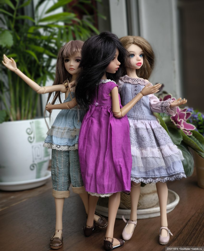 Три грации — Куклы Milim Studio (Милим): российские БЖД