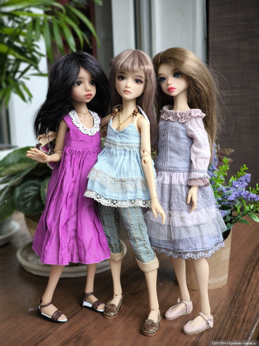 Три грации — Куклы Milim Studio (Милим): российские БЖД