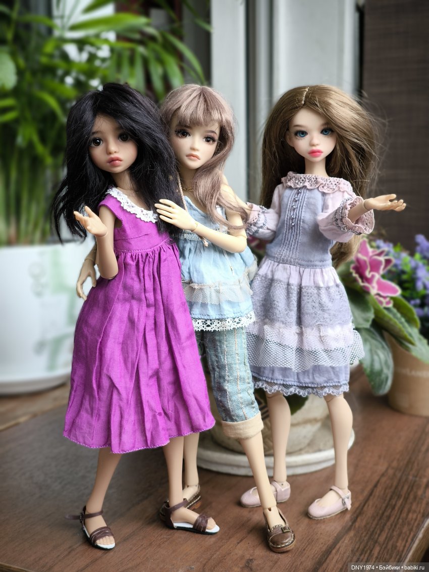 Три грации — Куклы Milim Studio (Милим): российские БЖД