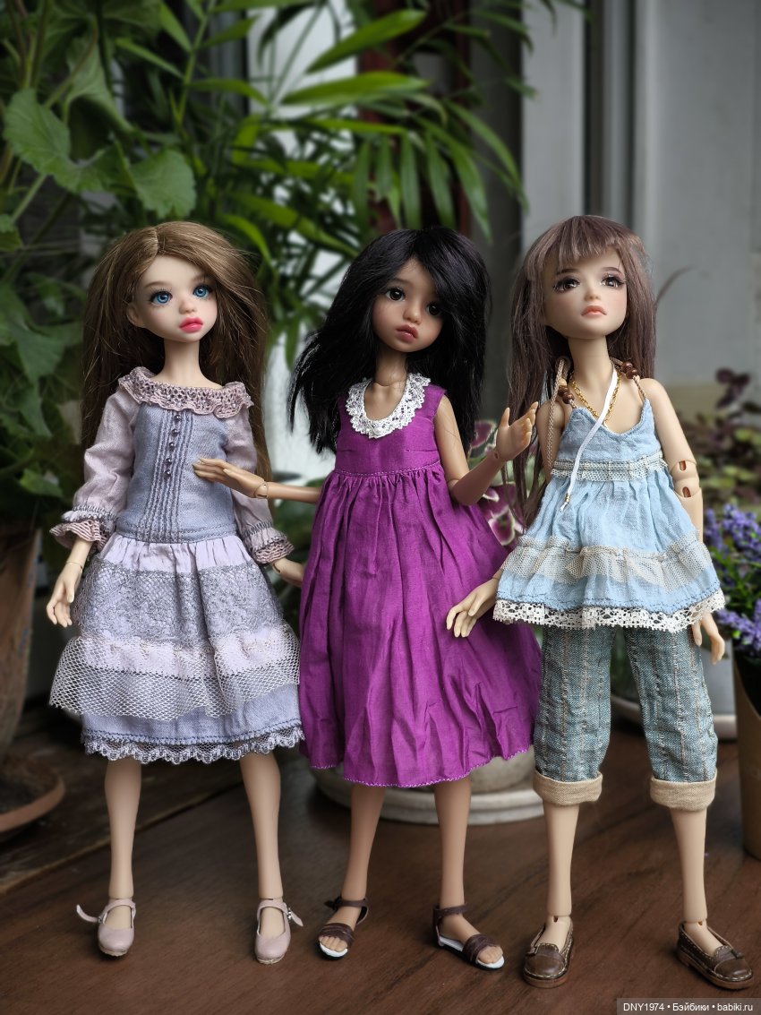 Три грации — Куклы Milim Studio (Милим): российские БЖД