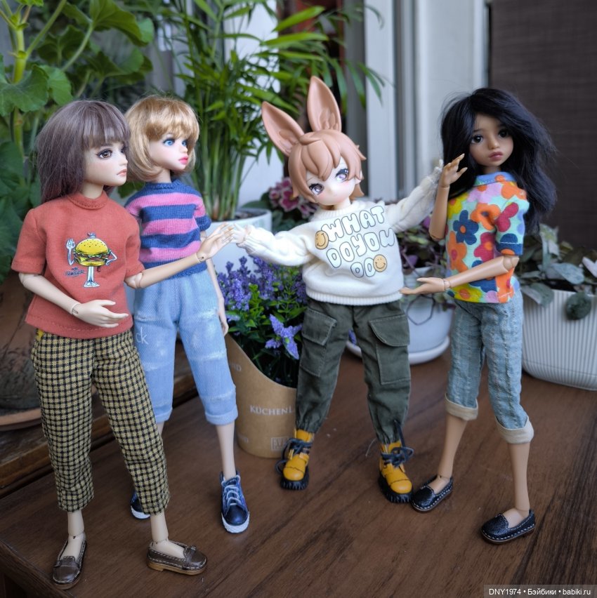Снова три грации — Куклы Milim Studio (Милим): российские БЖД