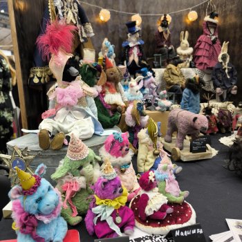 Мои покупки на выставке мишек, часть 1, новогодняя