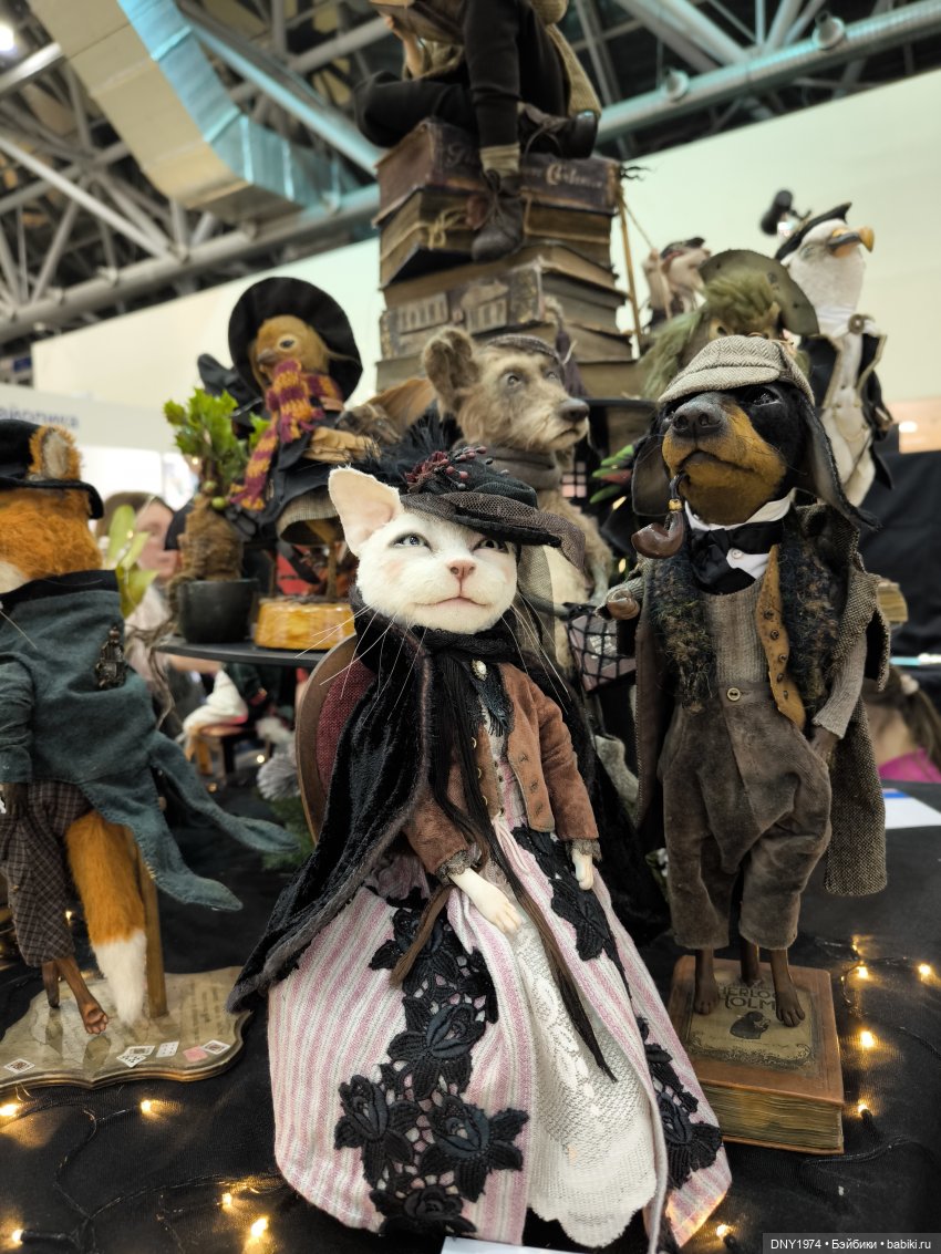 Бегом по выставке, часть 3, с пушистиками. Искусство куклы 2024 | Бэйбики Бегом по выставке, часть 3, с пушистиками. Искусство куклы 2024 (фото 4)