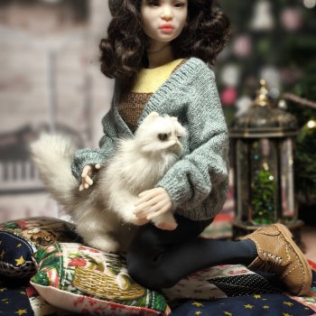 Посленовогодний день котика