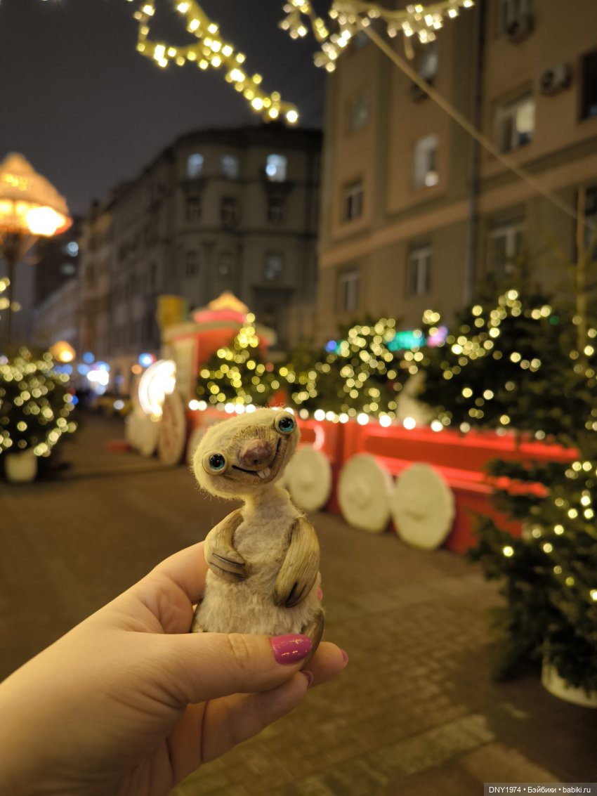 Прогулка Сида по Арбату — Домашние фото авторских игрушек: Тедди (фото 3)