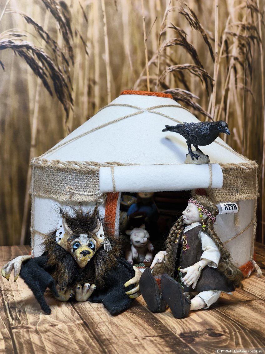 С новосельем, Кита — Домашние фото авторских игрушек: Тедди (фото 8)