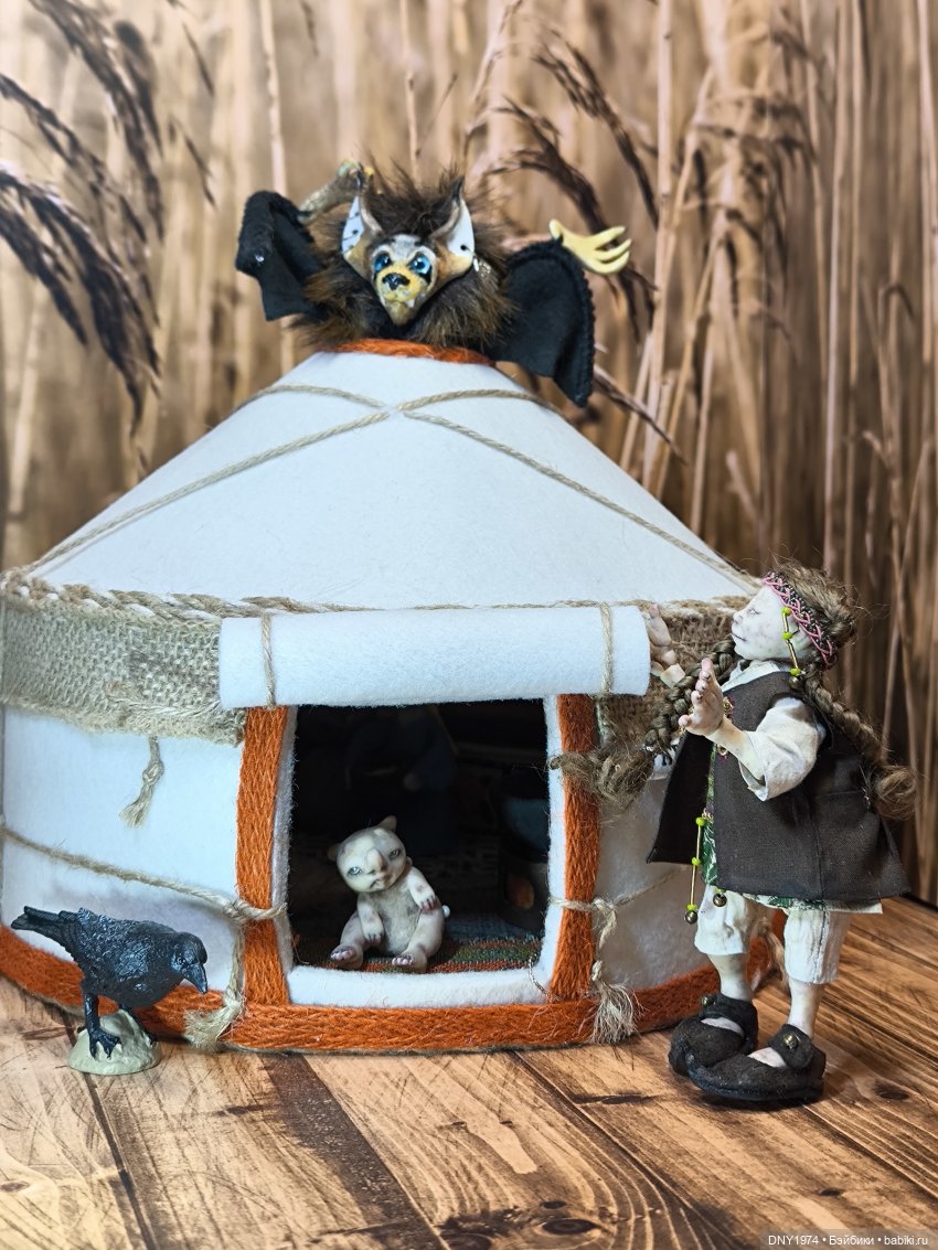 С новосельем, Кита — Домашние фото авторских игрушек: Тедди (фото 7)