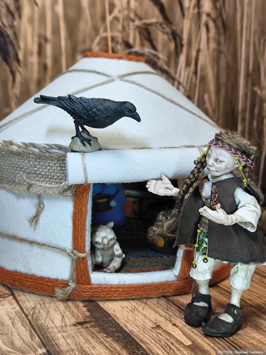 С новосельем, Кита — Домашние фото авторских игрушек: Тедди (фото 6)