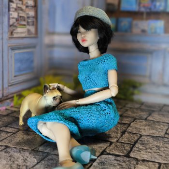 Этюд в голубых тонах