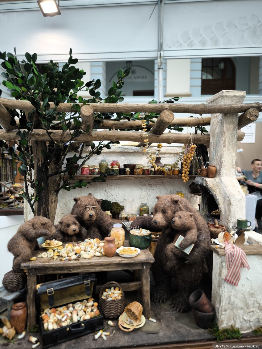Искусство куклы 2025, часть о мишках в домиках (фото 4)