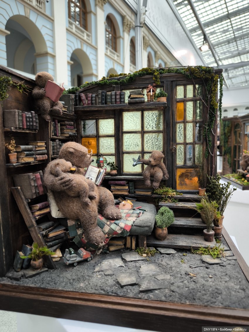 Искусство куклы 2025, часть о мишках в домиках (фото 2)