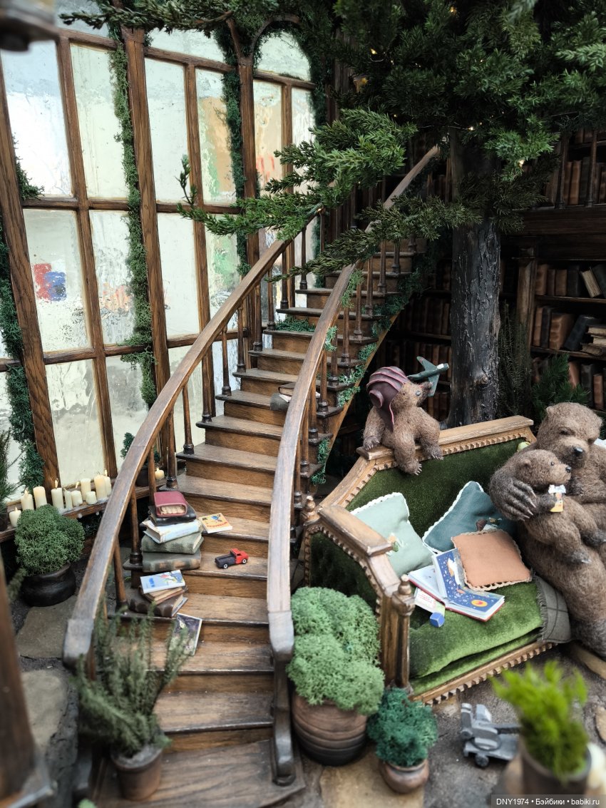 Искусство куклы 2025, часть о мишках в домиках (фото 8)